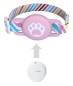 MILI κολάρο με θήκη smart tag MiCollar για γάτες, ροζ - 5210131166857 - Image 2