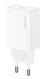 USAMS φορτιστής τοίχου CC325, USB-C, 20W, λευκός - 6958444996950