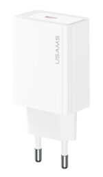 USAMS φορτιστής τοίχου CC329, USB-C, 30W, λευκός - 6958444996844