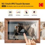 KODAK ψηφιακή κορνίζα CF102P με 10.1" οθόνη αφής, 1+32GB, WiFi, καφέ - 6972072903845 - Image 2