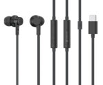 CELEBRAT earphones με μικρόφωνο G40, USB-C σύνδεση, 10mm, 1.2m, μαύρα - 6925146951846