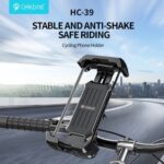 CELEBRAT βάση ποδηλάτου/μηχανής για smartphone HC-39, μαύρη - 6925146970359 - Image 2