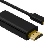 POWERTECH καλώδιο USB-C σε HDMI PTH-072, 4K/60Hz, 1m, μαύρο - 5210131060285