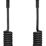 POWERTECH καλώδιο USB-C σε USB PTR-0197 με spiral καλώδιο, PD 60W, 480Mbps, 1m, μαύρο - 5210131159361