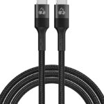 POWERTECH καλώδιο USB-C PTR-0201, PD 60W, 480Mbps, 1m, μαύρο - 5210131159408