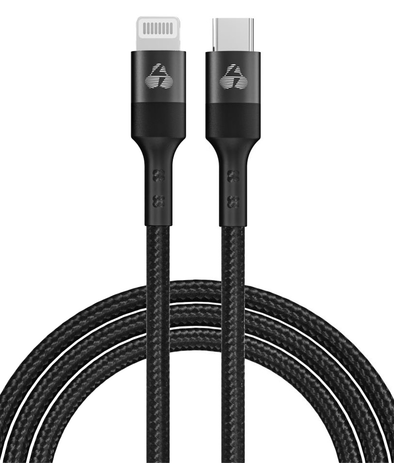 PTR-0203 POWERTECH καλώδιο Lightning σε USB-C PTR-0203, PD 27W, 480Mbps, 1m, μαύρο - 5210131159422 - Image 1
