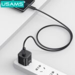 USAMS καλώδιο USB-C σε USB SJ777, 3A, 480Mbps, 1m, μαύρο - 6958444997193 - Image 2