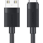 USAMS καλώδιο USB-C σε USB SJ777, 3A, 480Mbps, 1m, μαύρο - 6958444997193