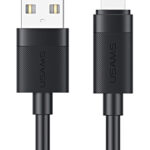 USAMS καλώδιο Lightning σε USB SJ778, 2.4A, 480Mbps, 1m, μαύρο - 6958444997209