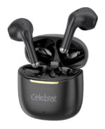 CELEBRAT earphones με θήκη φόρτισης W79, True Wireless, 13mm, 30/300mAh, μαύρα - 6925146995260