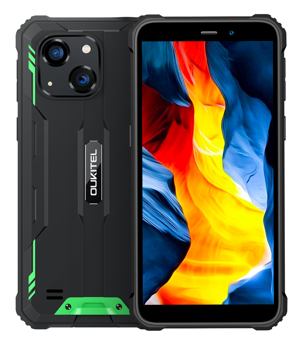 WP32-GN OUKITEL smartphone WP32, 6", 4/128GB, 6300mAh, IP68/IP69K/MIL-STD-810H, πράσινο - 6931940733045 - Image 1