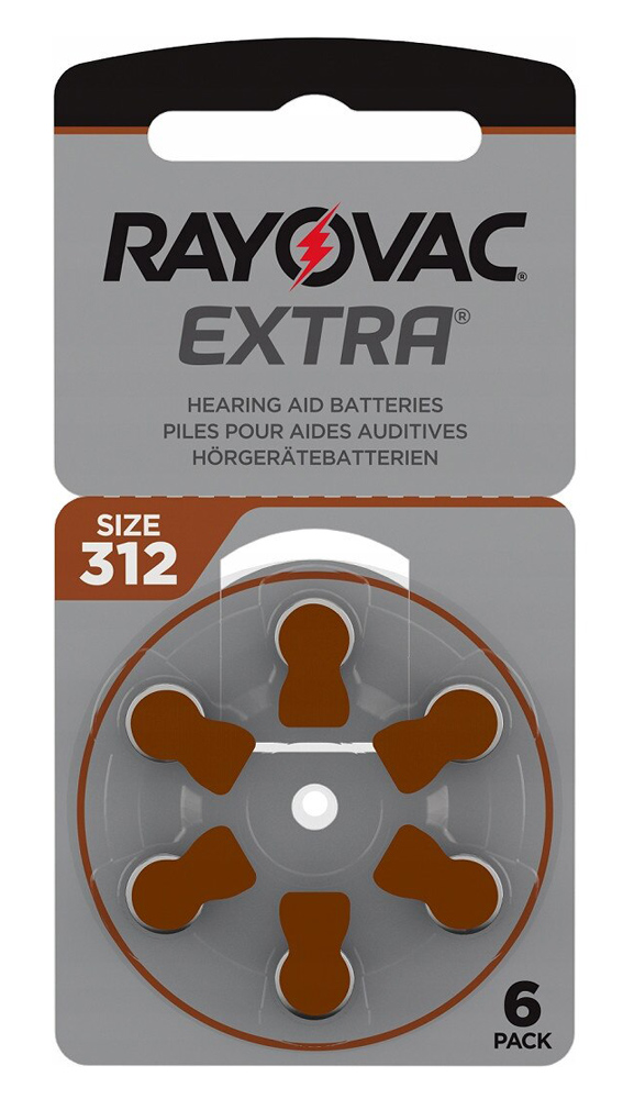312MF-1 RAYOVAC μπαταρίες ακουστικών βαρηκοΐας 312MF, mercury free, 1.4V, 6τμχ - 96178232 - Image 1