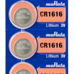 MURATA μπαταρίες λιθίου CR1616, 3V, 5τμχ - 4582503192445