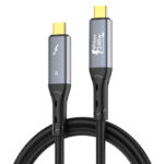 LDNIO καλώδιο USB-C TC-11c, 240W, 40Gbps, 8K/60Hz, 1m, μαύρο - 6933138602829