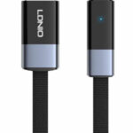LDNIO καλώδιο USB-C σε USB LS242c, flat, 50W, 480Mbps, 2m, μαύρο - 6933138603598