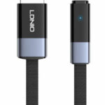LDNIO καλώδιο Lightning σε USB LS242i, flat, 30W, 480Mbps, 2m, μαύρο - 6933138603604