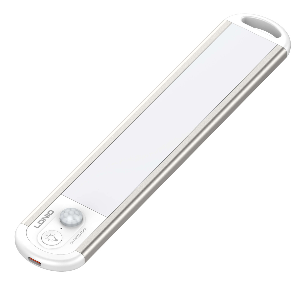 6933138604281 LDNIO LED φωτιστικό τοίχου/ντουλάπας Y6-1 με αισθητήρα κίνησης, 220x42x13mm, λευκό - 6933138604281 - Image 1