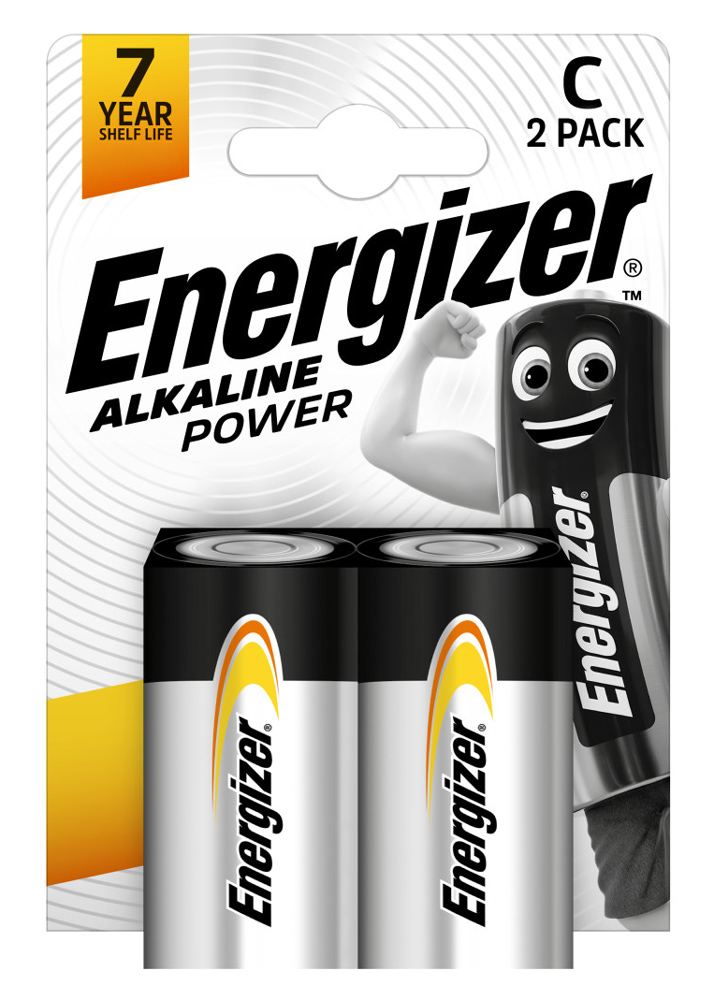7638900297324 ENERGIZER αλκαλικές μπαταρίες Alkaline Power, C/LR14, 1.5V, 2τμχ - 7638900297324 - Image 1