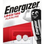 ENERGIZER αλκαλικές μπαταρίες LR43/186, 1.5V, 2τμχ - 7638900393194