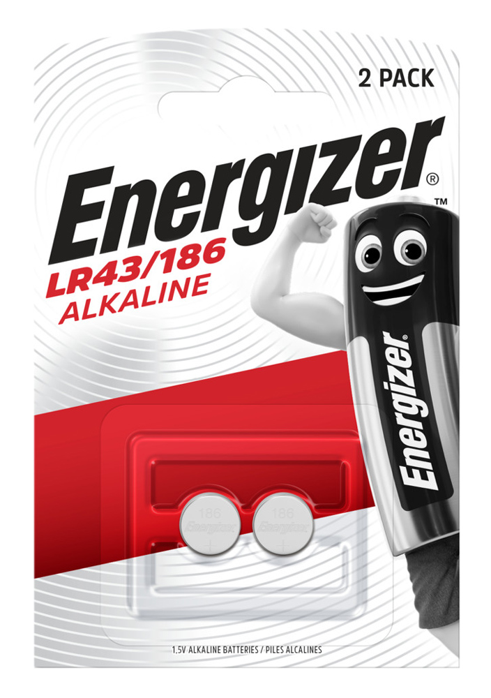7638900393194 ENERGIZER αλκαλικές μπαταρίες LR43/186, 1.5V, 2τμχ - 7638900393194 - Image 1
