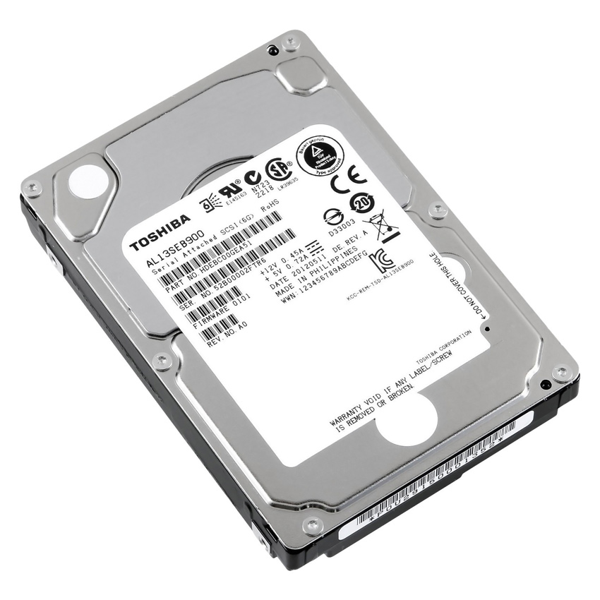 AL13SEB900 TOSHIBA used SAS HDD AL13SEB900, 900GB, 10K RPM, 2.5" - - Image 1