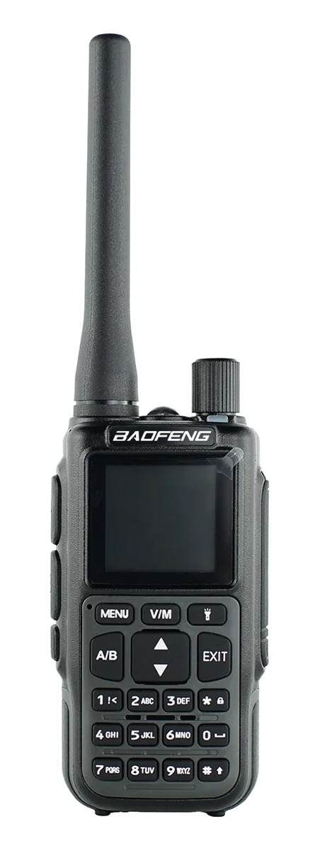 BFG-MINI-5 BAOFENG ασύρματος πομποδέκτης MINI-5, UHF/VHF, 5W/2W, μαύρος - 5210131163702 - Image 1