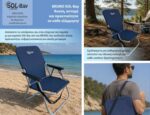 BRUNO καρέκλα παραλίας-κάμπινγκ SOL-Bay BRN-0296, αναδιπλούμενη, 55x59x69cm - 5210131160534 - Image 2