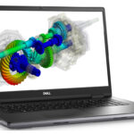DELL Laptop Precision 7770, Factory Refurbished Grade A, i7-12850HX, 64/512GB SSD, 17.3", Cam, RTX A4500, Windows 11 Pro - 5210131173398