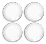 HOME USE στοπ πόρτας HUH-0263, αυτοκόλλητο, PU πλαστικό, 40x8mm, διάφανο, 4τμχ - 5210131160947