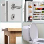 HOME USE στοπ πόρτας HUH-0264, αυτοκόλλητο, PU πλαστικό, 25x10mm, διάφανο, 12τμχ - 5210131160954 - Image 2