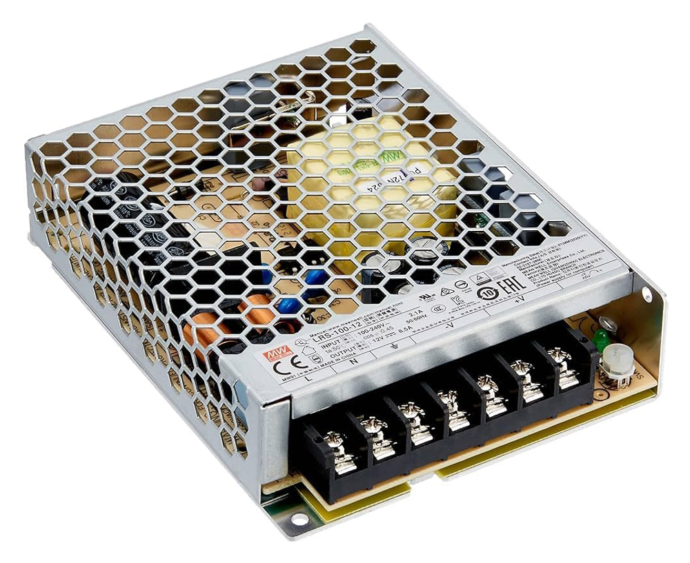 LRS-100-12 MEAN WELL τροφοδοτικό LRS-100-12, 12V/8.5A/102W - 5902135303573 - Image 1