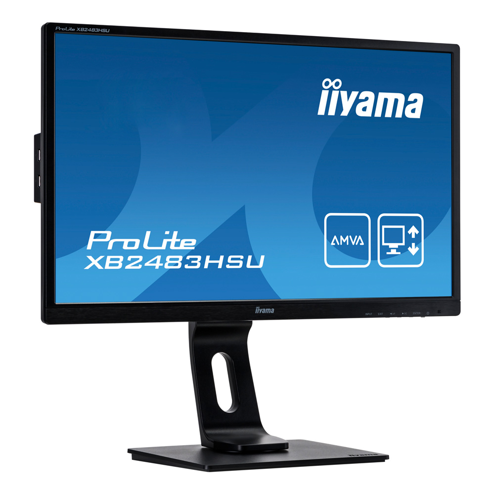 M-XB2483HSU-GB IIYAMA used οθόνη XB2483HSU LED, 23.8", 1920x1080, VGA/HDMI/DisplayPort, Grade B - 5210131120354 - Image 1