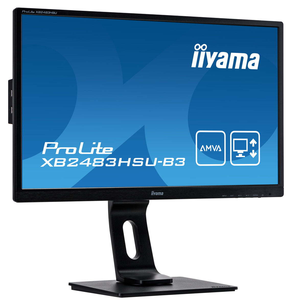 M-XB2483HSUDVI-GB IIYAMA used οθόνη XB2483HSU LED, 23.8" 1920x1080, VGA/DVI/DisplayPort, Grade B - 5210131168059 - Image 1