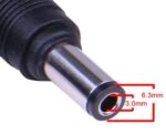 POWERTECH αντάπτορας για φορτιστή laptop M1 για Toshiba/NEC 6.3x3mm, 15V, μαύρος - 5210131090442 - Image 2