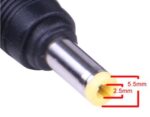 POWERTECH αντάπτορας για φορτιστή laptop M2 για IBM/Lenovo 5.5x2.5mm, 16V, μαύρος - - Image 2