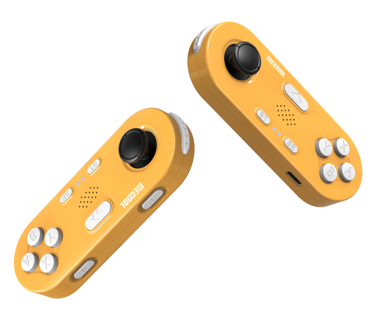 MCL-GM2 MECOOL σετ ασύρματων motion gamepad KidzMove GM2 για smart TV & TV Box, κίτρινο, 2τμχ - 5210131171219 - Image 1