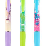 MP στυλό διαρκείας ballpoint PE140-14, 0.7mm μύτη, 14.5cm, μπλε, διάφορα σχέδια, 1τμχ - 8435721038414