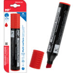 MP ανεξίτηλος μαρκαδόρος PE549-03, 2-10mm μύτη, κόκκινος - 8435721038827