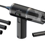 POWERTECH 2 σε 1 σκουπάκι χειρός & air duster PT-1576, 50W, 3600mAh, μαύρο - 5210131158265