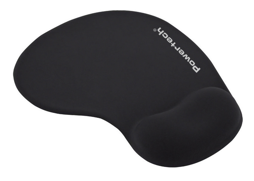 PT-1611 POWERTECH mouse pad PT-1611 με στήριγμα καρπού, 23x19x1.8cm, μαύρο - 5210131163207 - Image 1