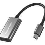 POWERTECH αντάπτορας USB-C σε HDMI PTR-0208, 4K/30Hz, 10 Gbps, γκρι - 5210131161531