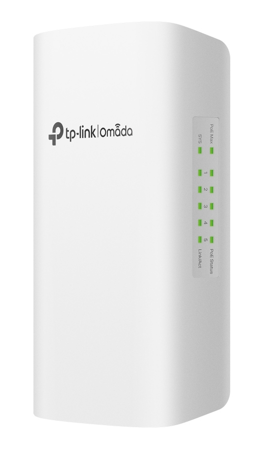 SG2005P-PD TP-LINK smart switch SG2005P-PD, 1x Gigabit PoE++ in/4x Gigabit PoE+ out, V1.0 - 4897098689486 - Image 1
