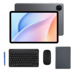 DOOGEE tablet Tab A9 Pro με πληκτρολόγιο/ποντίκι/στυλό αφής/θήκη, 10.1", 4/128GB, Android 15, 6580mAh, γκρι - 6923740268339