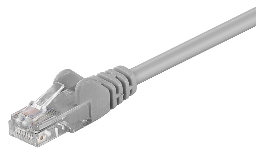 68387 GOOBAY καλώδιο δικτύου 68387, CAT 5e U/UTP, CCA, 7.5m, γκρι - 4040849683879 - Image 1