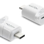 DELOCK card reader 91427 για micro SD, USB-C σύνδεση, 5Gbps, λευκό - 4043619914272