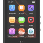 RUIZU MP3 player A6 με οθόνη αφής 2.8", 32GB, Bluetooth, ελληνικό μενού, μαύρο - 5210131172049