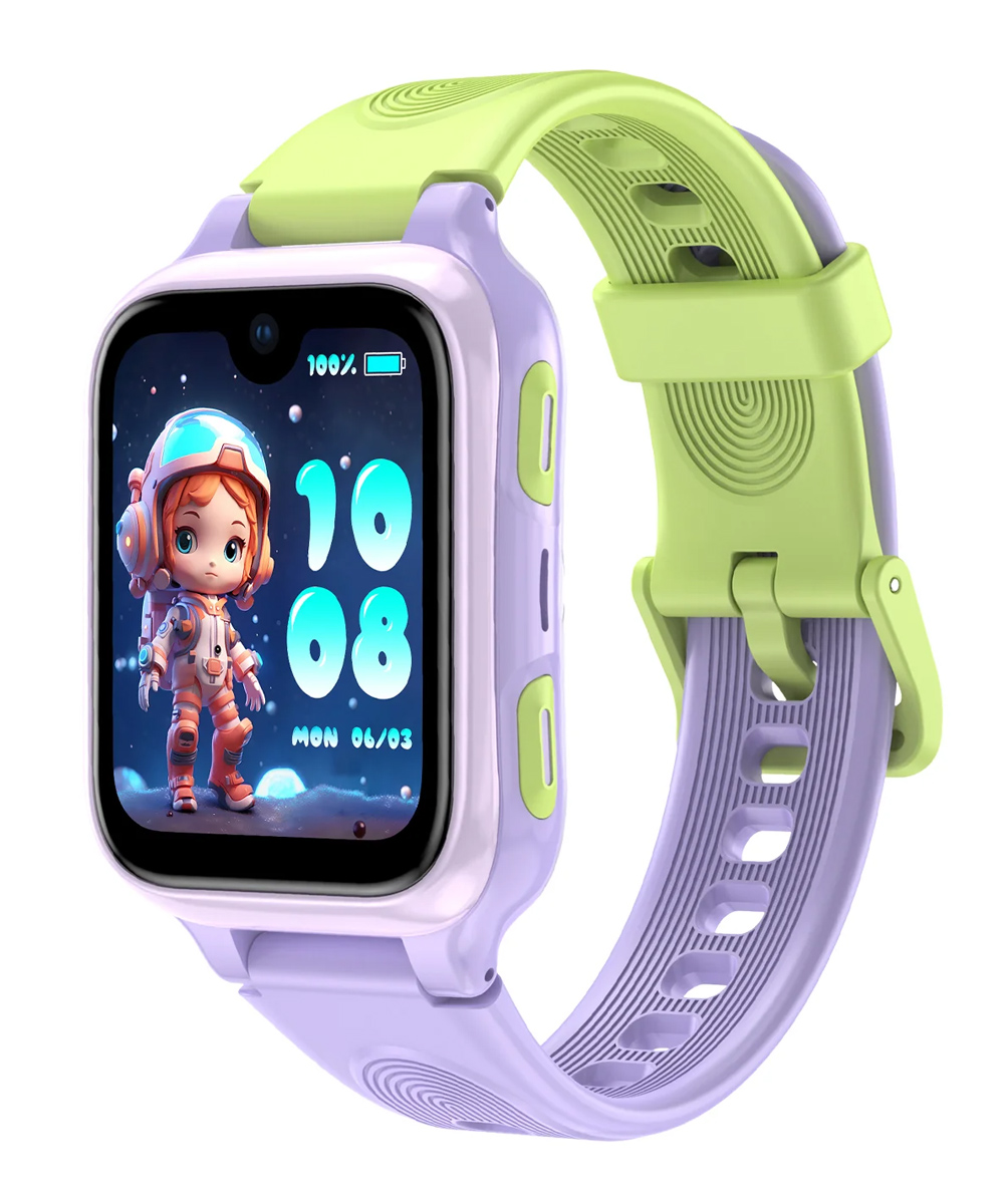 K9-PR-01 LAGENIO GPS smartwatch για παιδιά K9, 1.78" AMOLED, με κάμερα, 4G, IP68, μωβ - 5210131172599 - Image 1