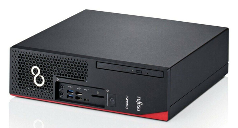 PC-3327-SQR FUJITSU PC ESPRIMO D738 SFF, Refurbished Grade A Repainted, i5-8500, 8/256GB M.2, DVD, FreeDOS - 5210131175187 - Image 1