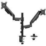 POWERTECH βάση γραφείου για 2x οθόνες PT-1628, 17-32", έως 9kg - 5210131165515