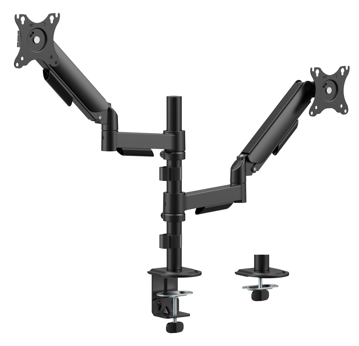 PT-1628 POWERTECH βάση γραφείου για 2x οθόνες PT-1628, 17-32", έως 9kg - 5210131165515 - Image 1